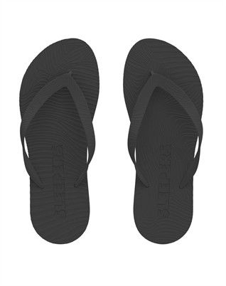 Slim Wide Strap Flip Flops